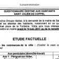 Vous avez été destinataire d’un questionnaire « étude de faisabilité d’un commerce », merci de remettre ce document en mairie avant le 14 juin. Une boîte réceptacle sera à votre disposition dimanche […]