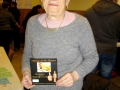 Mme Derrien gagnante des 2 repas au Ver Luisant