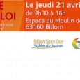 Jeudi 21 avril 2016 – de 09h30 à 16h00 >>>voir l’affiche Une journée de l’emploi est organisée le 21 avril de 9h30 à 16h à Billom (espace du Moulin de […]